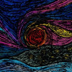 [album cover art] Chihei Hatakeyama and Good Weather For An Airstrike – Falling Sun