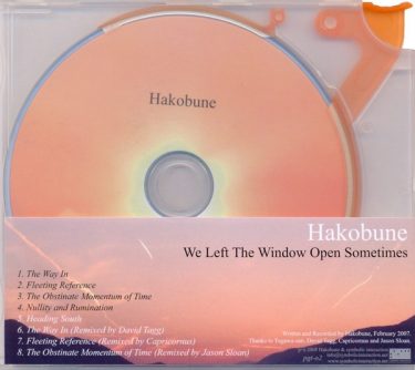 [album cover art] hakobune – we left the window open sometimes