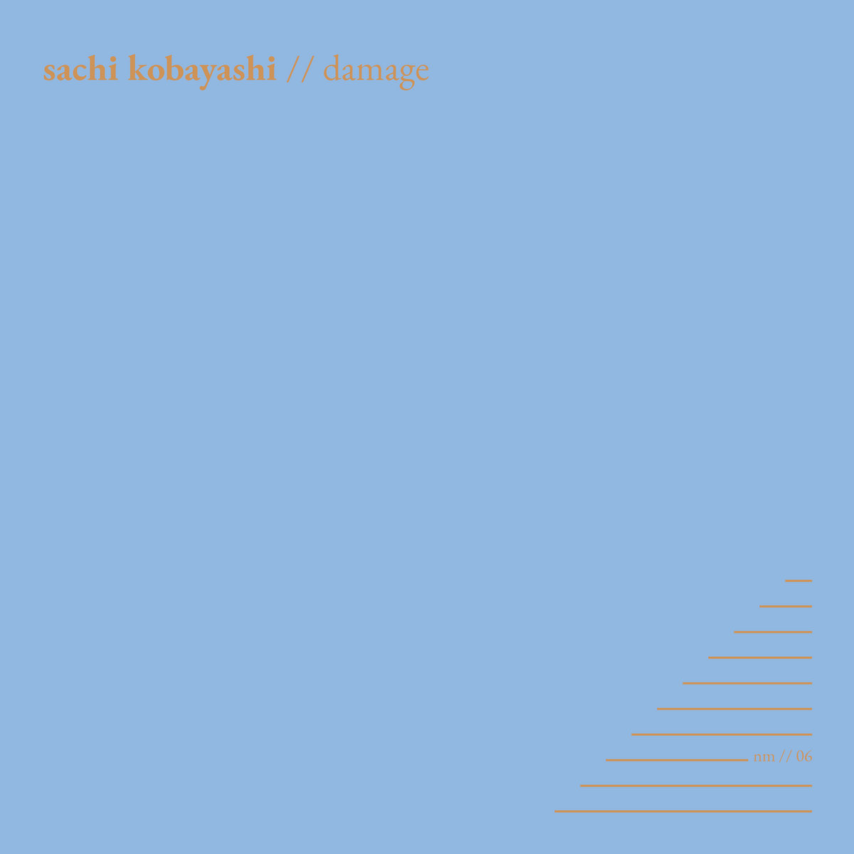 [album cover art] Sachi Kobayashi – damage