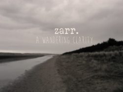 [album cover art] zarr. – A Wandering Clarity